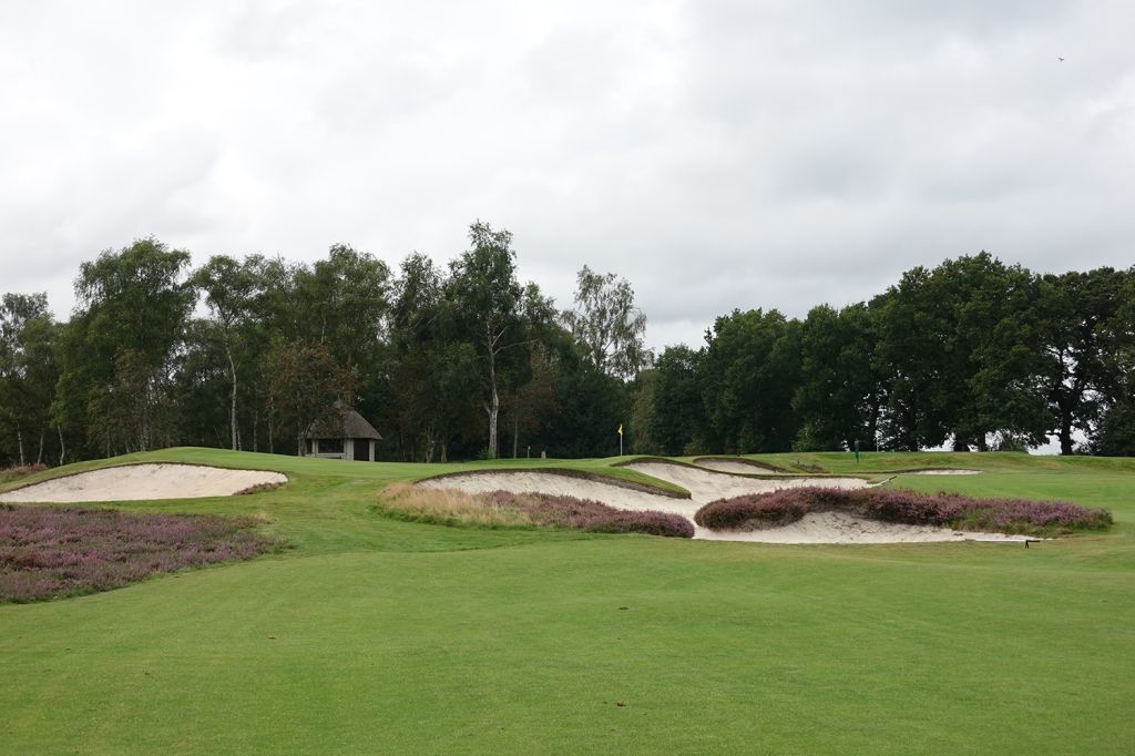 13th Hole at West Sussex Golf Club (378 Yard Par 4)